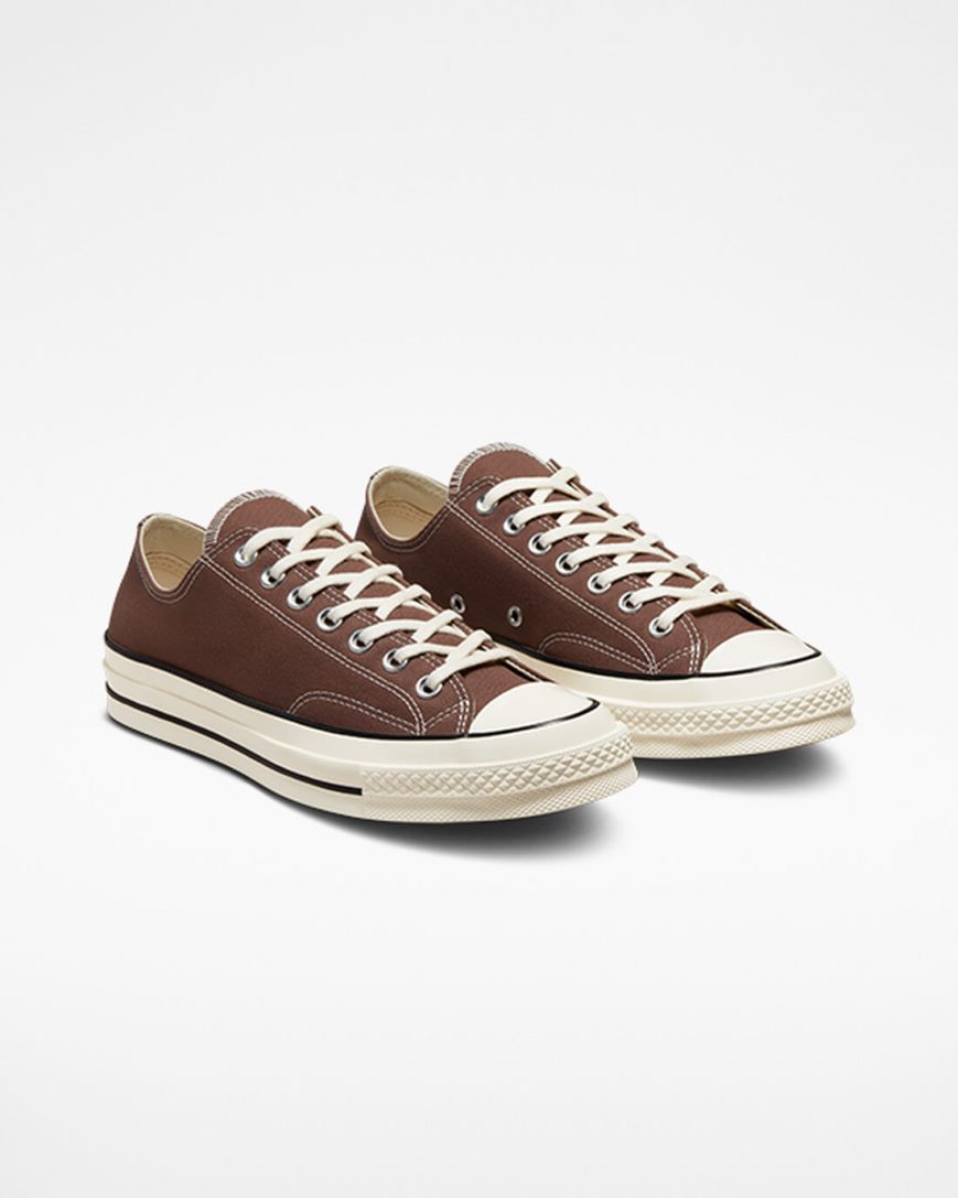 Converse Chuck 70 Vintage Canvas Sneakers Laag Dames Bruin Zwart | NL SHQ9274
